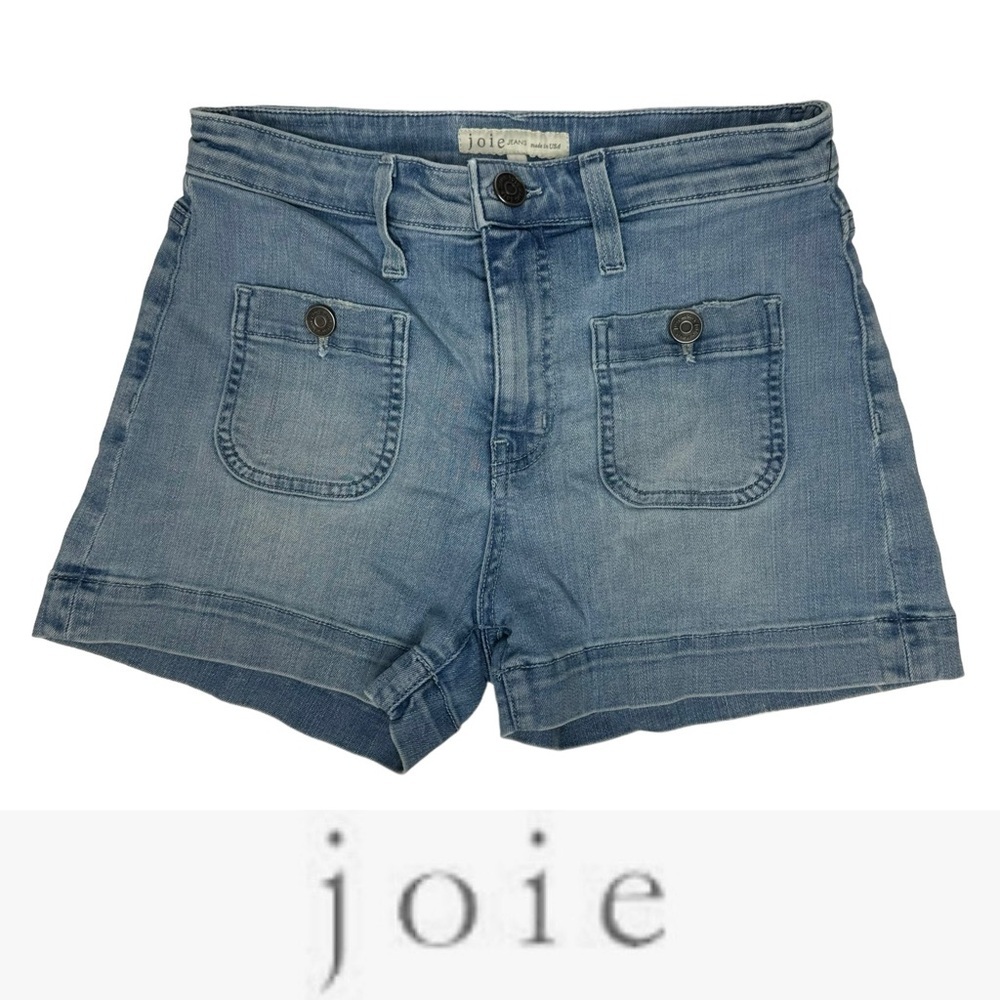 Joie Enchante Sun Fade Denim Shorts 26 - Picture 2 of 11